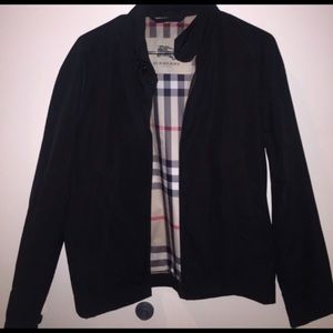 Burberry Black rain coat (men)